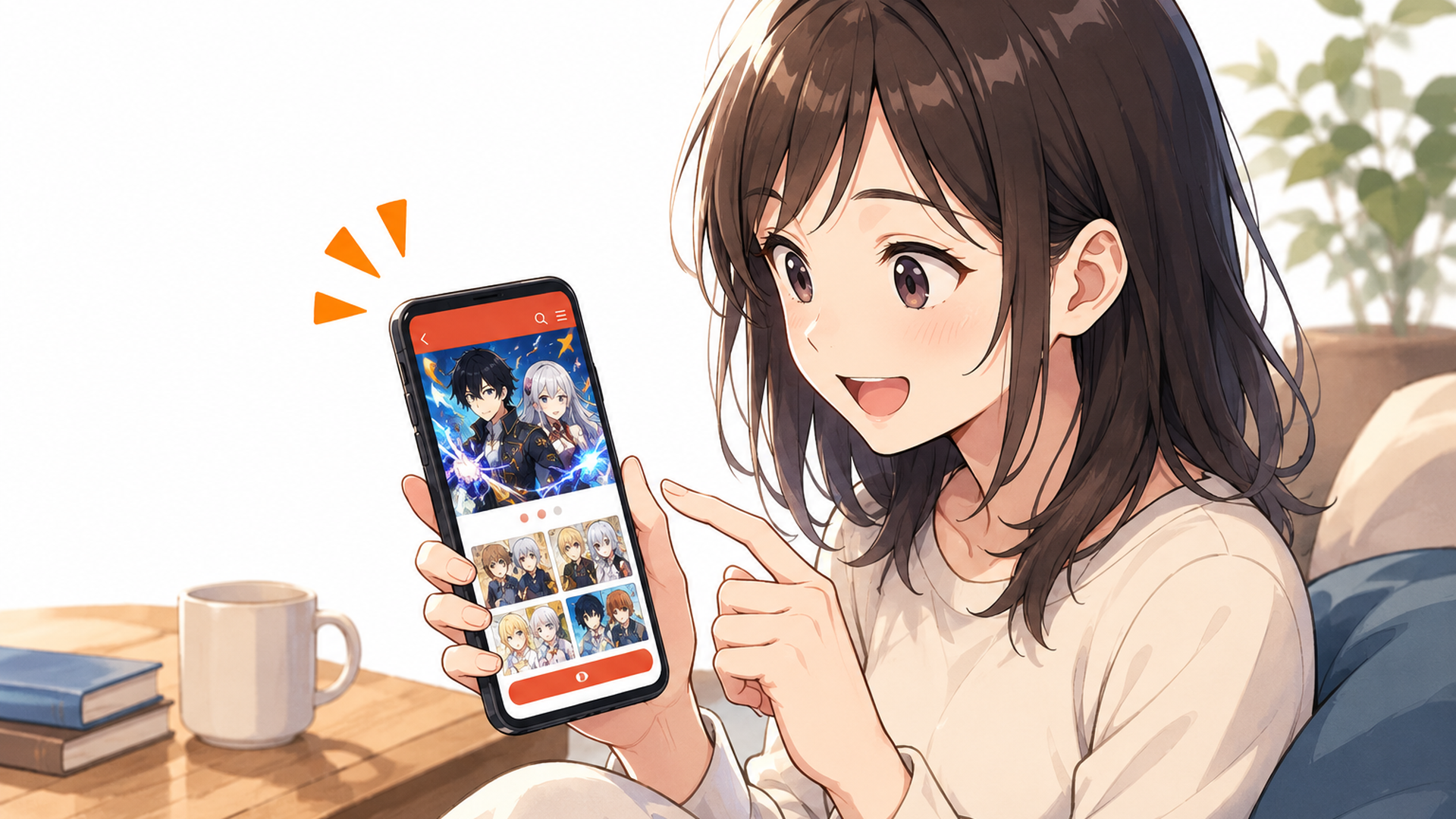 マンガUP！で連載が続く『落第賢者の学院無双』を確認する読者