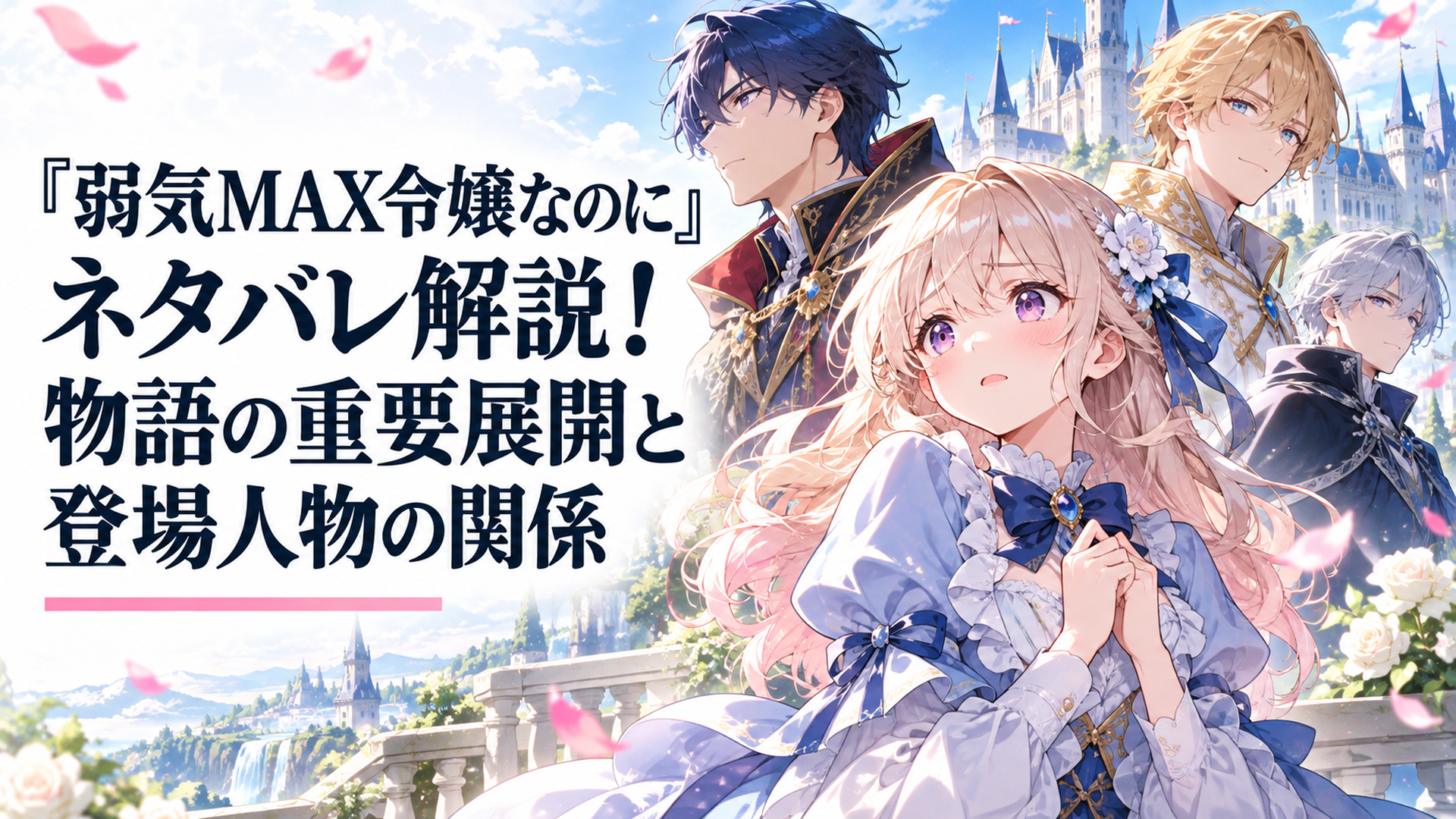 『弱気MAX令嬢なのに』ネタバレ解説！物語の重要展開と登場人物の関係
