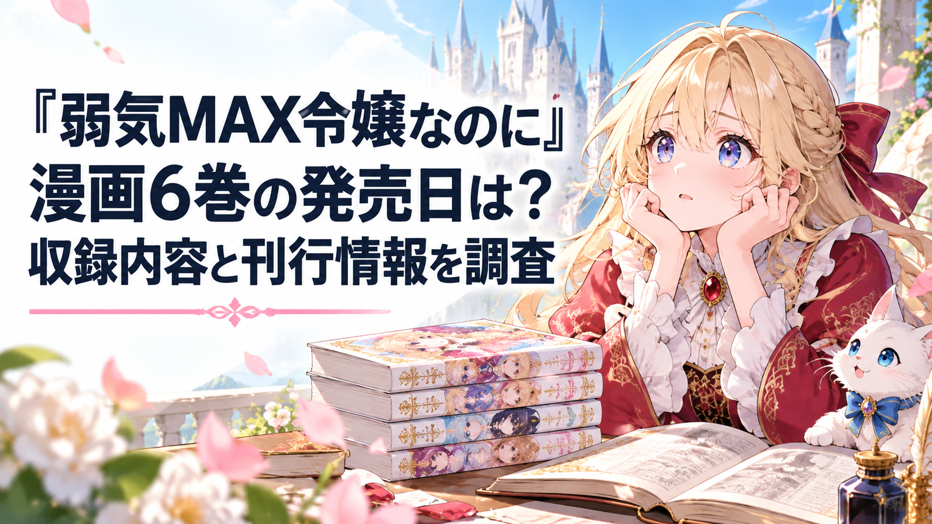 『弱気MAX令嬢なのに』漫画6巻の発売日は？収録内容と刊行情報を調査
